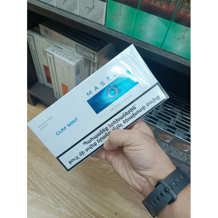 Сигареты Master Gum Mint Slims (жвачка)