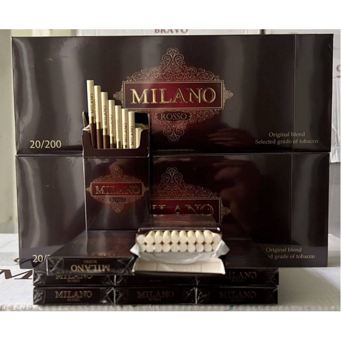 Сигареты Milano Rosso Superslims (шоколад)