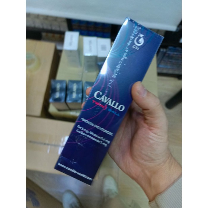 Сигареты Cavallo QS Twin Ball (черника с ментолом)